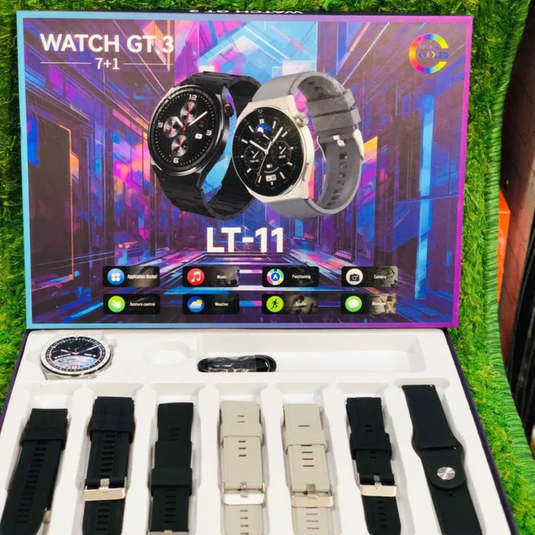 LT-11 GT3 Smart Watch – 1.3" Full Touch Display | Fitness Tracker, Call & App Notifications